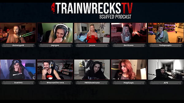 Trainwrecks Scuffed Webcam Orgy with Scarlet, Joycgee, Bertycuss, Jenna, Part 5 of 5