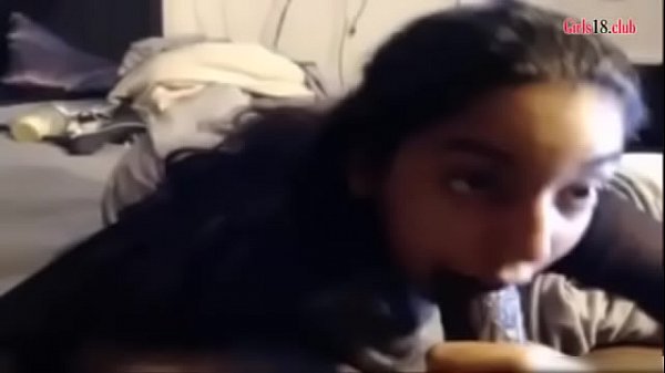 skinny arab eating a black cock