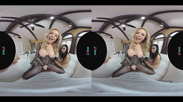 VRHUSH Naughty threesome with Nina Hartley and Eva Yi