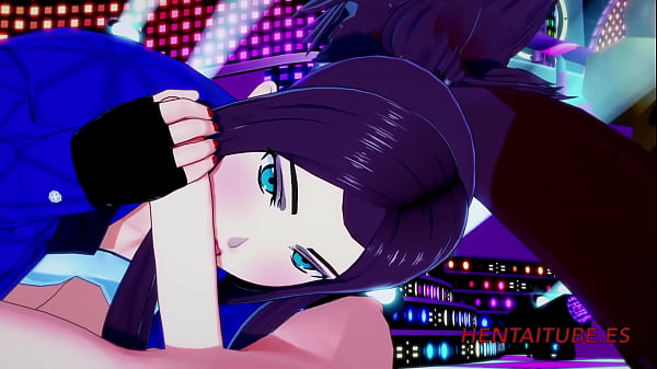 KDA League of Legend Hentai 3D Akali Blowjob, Tittenjob und gefickt mit mehreren Spermas in Mund und Muschi 1/2