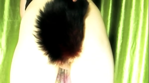 [EroNekoKun] – Foxboy spielt mit seinem Schwanz und seinen Analkugeln (alternative Ansicht)