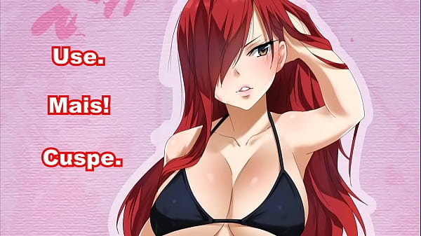Hoạt Anime Joi - Erza Scarlet (Titania bắt bạn gián điệp) (Pt-Br)