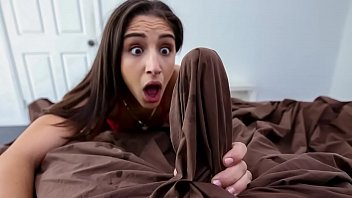 Horny Stepsister Can'_t Resist Her StepBrother'_s Morning Wood (Abella Danger)