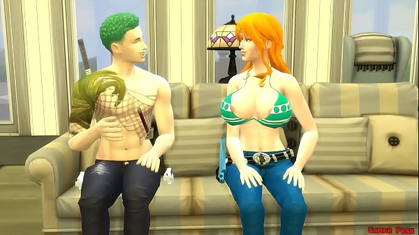 海贼王娜美被索隆巨乳动漫模仿重操