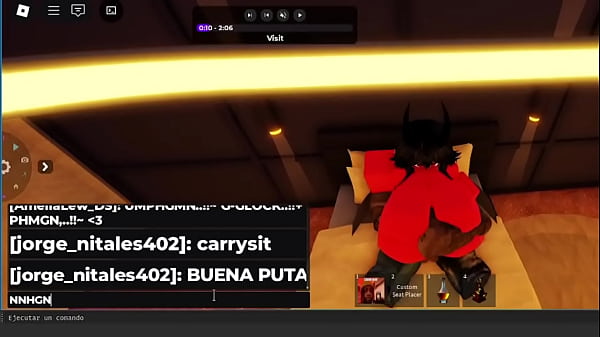 Linda jovencita realiza