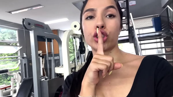 Intense squirts from sexy girl in the gym bathroom she almost gets caught by the instructor