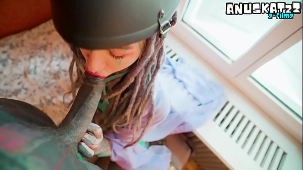 Masked, tattooed girl gets her ass pounded and ends up with cum dripping from her pussy