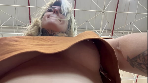 Man films woman with hidden cell phone masturbating and breasts while she is shopping at the supermarket