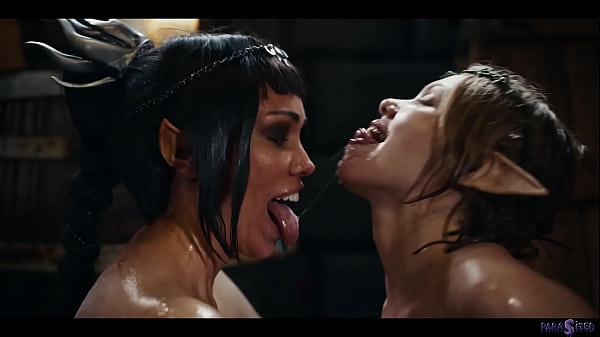 Medieval Fantasy Lesbian Sex - Blonde Elf Girl Infects Octokuro With Sex Craving Parasites