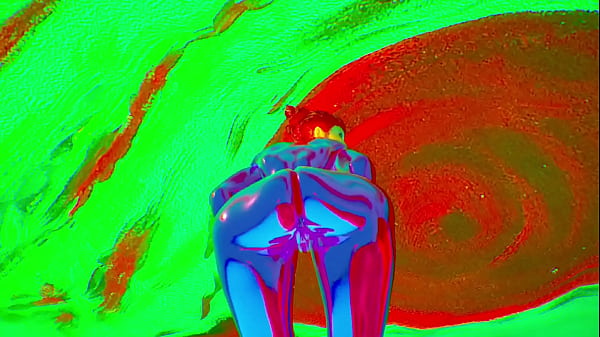 Realistic 3D Animation - Purple Chrome Sex Bot Doll - Focus on the Ass - Realistic Physics - Striptease - RTX 60 FPS - Big Ass - 3D Animations - CTS: RS