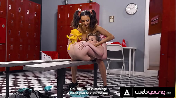 Let'_s See Who'_s The Best Cheerleader! Petites Eliza Ibarra &amp_ Coco Lovelock Turn Feral In Locker Room