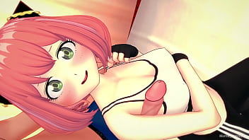 Anya beendet ihre Übungen und jetzt ist sie heiß (Hentai) (Erwachsenenversion)