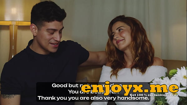 Playful Teen Girl models in blowjob