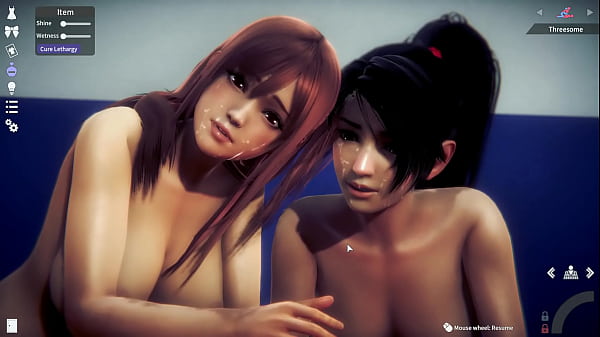 Honey Select 2 - Trio FMF - Honoka e Momiji