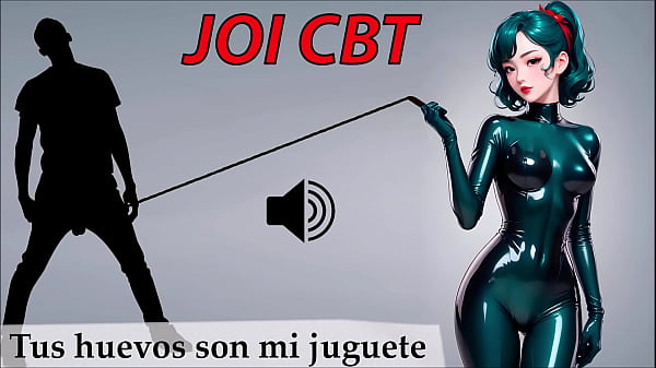 JOI CBT Roleplay in Spanish. Extreme level. Amuse me with your eggs.