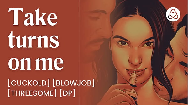 我的男朋友舔我的阴部并要求我吮吸我们朋友的鸡巴 |业余三人组 | ASMR DP