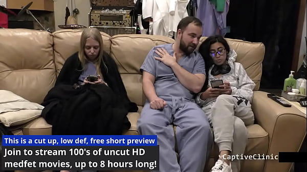 Il dottor Tampa esamina il suo nuovo esemplare, l'orfana vergine Jasmine Rose, che è stata alla Good Samaritan Health Labs come la loro nuova "ragazza aziendale"! Film completo di 3 ore solo presso @BondageClinic! Tonnellate di film creativi - Reup