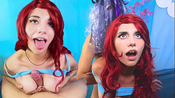 Se filtró la escena de la película Kraken vs Mermaid Dreamworks - Chelsea sirenita cosplay hentai (ARIEL)