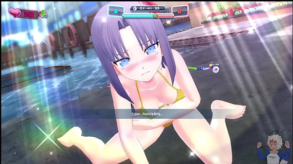 Garotas molhadas no parque aquático foda (Senran Kagura)