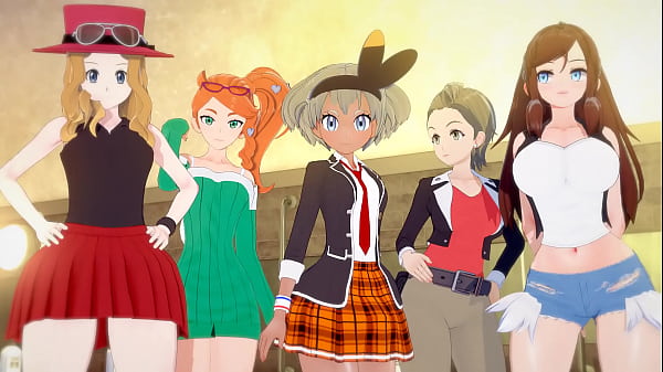 Into the Pokemon Verse Vol 2 - Sex party with 5 Poke Girls (Serena Sonia Hilda Bea and Alexa)