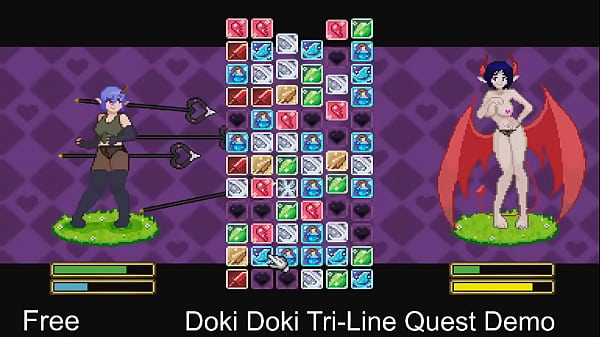 Doki Doki Tri-Line Quest Demo
