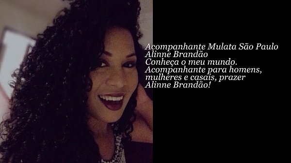 Alinne Brand&atilde_o - Acompanhante Mulata S&atilde_o Paulo